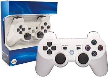 Joystick Sony Ps3 Dualshock 3 Bluetooth No Incluye Cable Mini Usb Blanco Replica