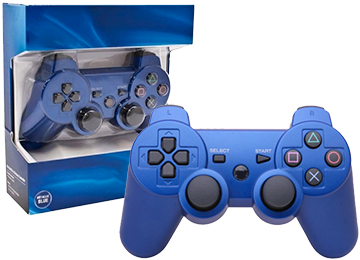 Joystick Sony Ps3 Dualshock 3 Bluetooth No Incluye Cable Mini Usb Azul Replica