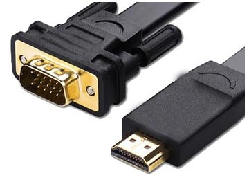 Cable Hdmi M A Vga M 5m Con Chip - Entrada Hdmi Salida Vga - No Es Bidireccional