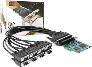 Placa Pci-E A 8 Serie Db9 Rs232