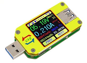 Tester Voltage Usb Um34 - 1xusb 3.0 1xusb Tipo C 1xmicro Usb - Variante Sin Bluetooth