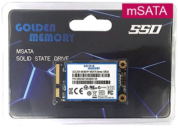 Disco Solido Ssd 128gb Mini Msata Golden 30x50mm 450/500mb Msata - No Es Compatible Con M.2