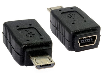 Adaptador Micro USB M A Mini USB H