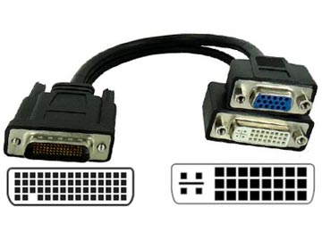 Cable Divisor Splitter Dms59 Dms-59 M A 1 Vga H + 1 Dvi-I