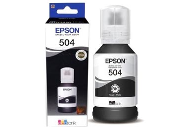 Tinta Epson T504120 504 Negro 127ml L4150 L4160 L6161 L6171 L6191 Original
