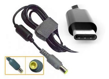 Cable Cargador Usb Tipo C A 7.9mmx5.5mm Lenovo 65w 20v Alternativo