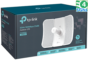 Access Point Tp-Link Tl-Cpe610 5ghz 300mbps 23dbi 2x2mimo Exterior