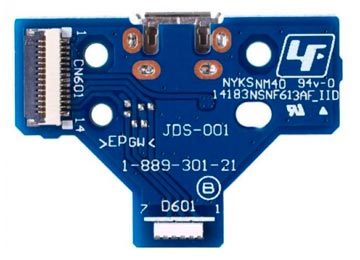 Placa Jack Joystick Ps4 Playstation 4 Jds-001 14 Pines Micro Usb Incluye Flexible