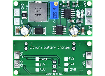 Modulo 2 En 1 Carga Regulable Litio Lipo 1.2-23v Ajustable Maximo 1a - Step Down 1.2v A 23v Maximo 1a  - Consulte Datasheet