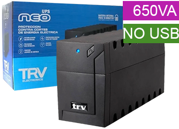 Ups Trv Neo 650va 390w No Trae Usb 3 + 1 Tomas