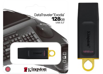 Pendrive 128gb Kingston Datatraveler Exodia Dtx Usb 3.2