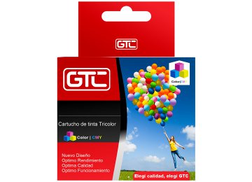 Cartucho Gtc P/ Hp 664 Xl Color 21ml Deskjet 1115 2135 3635 3835 4535 4675 - Funciona En Impresoras Actualizadas 2020