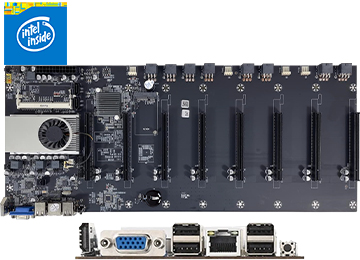 Mother Btc-T37 Intel Celeron 877 1.4ghz 1xsodimm Ddr3 1xvga 1xrj45 1xsata 1xmsata 8xpciex16 - No Entra En Gabinete Atx Normal