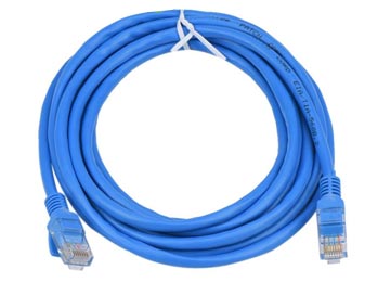 Cable De Red 5 Mts Cat5 Azul