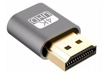 Adaptador Hdmi M Emulador Monitor Dummy Mineria