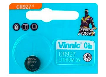Pila Cr927 Sr927 Vinnic 3v X U. 927 Dimensiones 9.5x2.7mm