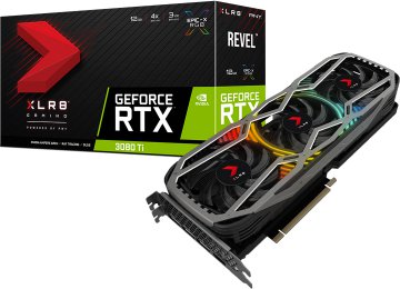 Placa De Video Pny Rtx3080 Ti Xlr8 12gb Gddr6 Gaming Revel Epic-X-Rgb Triple Fan - Requiere Alimientacion 2x8pines - Outlet - Usada Sin Detalles Esteticos Con Garantia En Caja