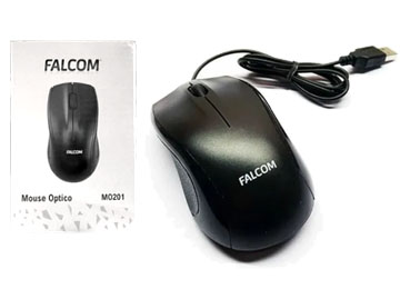 Mouse Falcom Mo201 Usb Cable 1.5mts Negro