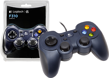 Joystick Logitech F310 Cable 1.8mts Usb Vibracion Pc Negro