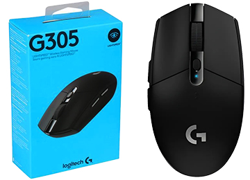 Mouse Logitech G305 Lightspeed Sensor Hero 200-12000dpi Microporcesador Arm 32bits Velocidad De Respuesta 1x Pila Aa Incluida 1ms Inalambrico Negro