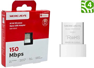 Placa De Red Wifi Usb Mercusys Mw150us 150mb 2.4ghz Nano