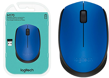 Mouse Logitech M170 Inalambrico Lleva 1 Pila Aa Incluida Azul