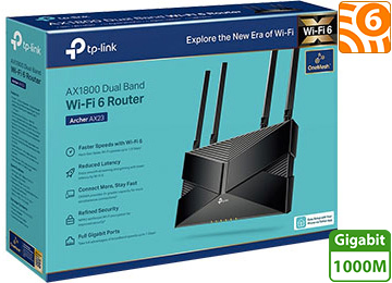 Router Wifi Tp-Link Archer Ax23 Ax1800 Dual Band Wifi 6 4 Antenas 1 Wan Y 4 Lan Gigabit Dual Ssid 5ghz 1201mbps 2.4ghz 574mbps