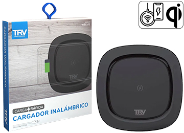 Base Cargador Inalambrico Trv Wel201 Carga Rapida 5v 2a 9v 1.8a 10w Requiere Cargador De Pared Con Usb Hembra - Qi
