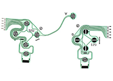 Membrana Flexible Joystick Gamepad Playstation 4 Ps4 Dualshock Pcb Circuit Jds-030