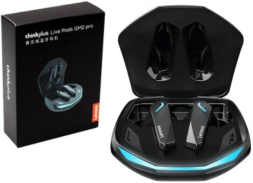 Auricular In Ear Lenovo Gm2 Pro Bluetooth Bateria Auricular 40mah Bateria Base 350mah Negro