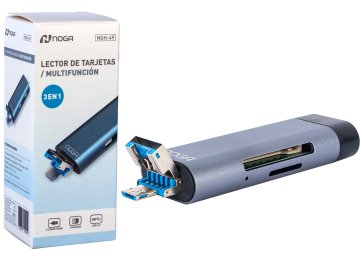 Lector De Memorias 3 En 1 Usb Micro Usb Usbtipoc A Sd Microsd 2.0