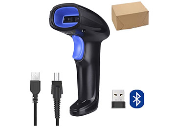 Lector De Codigo De Barras Netum 1d 2d Infrarrojo Codigo De Barra + Qr 2 En 1 Inalambrico + Bluetooth Sin Pie Sin Base - Incluye Cable Usb Tipo C Para Cargar