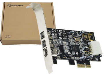 Placa Pci-E A Firewire Ieee1394 2 Puertos 9 Pines + 1 Puerto 6 Pines - Se Alimenta Por Molex