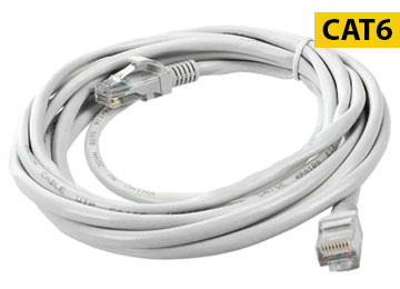 Cable De Red 3 Mts Cat6 Kolke Gris