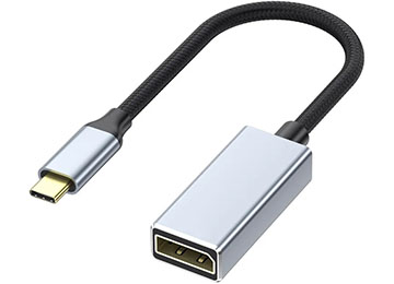 Adaptador Usb Tipo C A Displayport - No Es Bidireccional En Bolsa