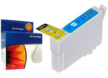 Cartucho Ttx P/ Epson T206220 T206 Cyan 6.6ml Xp-2101 Xp2101 Alternativo