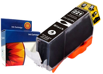 Cartucho Ttx P/ Canon Pgi221 Pgi-221 Negro Pixma Mp540 550 560 620 620b 630 640 640r 980 990 Mx860 870 Ip3600 Ip4600 Ip4700