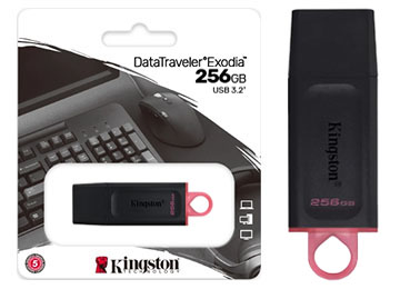 Pendrive 256gb Kingston Datatraveler Exodia Dtx Usb 3.2