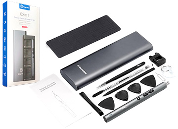 Kit De Destornilladores 62 En 1 A Bateria Recargable Magneticos Destornillador Imantado Para Celulares Computadoras Tablets