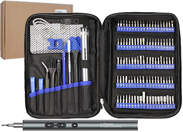 Kit De Destornilladores 120 En 1 A Bateria Recargable Magneticos Destornillador Imantado Para Celulares Computadoras Tablets