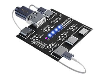 Tester Cables 3 En 1 Lightning Usb Tipo C Micro Usb Usb