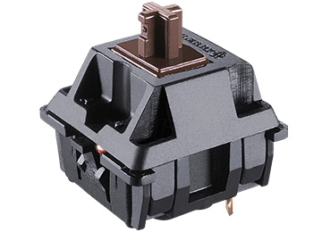 Switch Tecla Cherry Mx Para Teclado Mecanico 3 Pines 2 Contactos 1 Traba Plastica Brown Marron