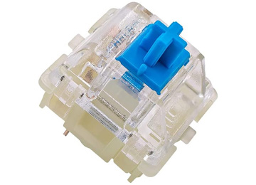 Switch Tecla Cherry Mx Rgb Para Teclado Mecanico 3 Pines 2 Contactos 1 Traba Plastica Cyan Azul Blue