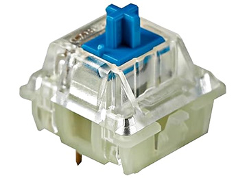 Switch Tecla Cherry Mx2a Rgb Para Teclado Mecanico 3 Pines 2 Contactos 1 Traba Plastica Cyan Azul Blue