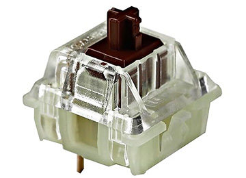 Switch Tecla Cherry Mx2a Rgb Para Teclado Mecanico 3 Pines 2 Contactos 1 Traba Plastica Brown Marron