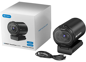 Webcam Emeet S600 4k 60fps Usb Autofoco Doble Microfono