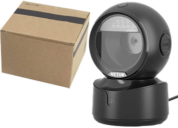 Lector De Codigo De Barras Netum A5 De Escritorio 1d 2d Qr Manos Libres Fijo - Incluye Cable Usb