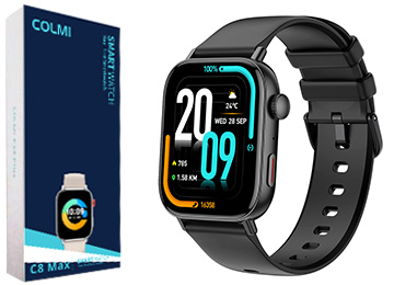 Smartwatch Colmi C8 Max Cardiaco Sueno Oxigeno En Sangre Saturacion Contesta Llamadas Bateria 280mah Ip68 Bluetooth 5.3 240x288 1.93 Pulgadas