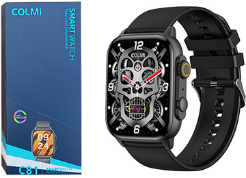 Smartwatch Colmi C81 Sensor Cardiaco Sueno Oxigeno En Sangre Saturacion Modo Deportivo Llamadas 50mah Ip68 Resistente Al Agua No Es Sumergible Bluetooth 5.3 Pantalla 2 Pulgadas