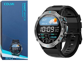 Smartwatch Colmi M42 Cardiaco Sueno Oxigeno En Sangre Saturacion Superdeportivo Contesta Llamadas Bateria 410mah Bluetooth 5.0 Ip68 466x466 Pantalla 1.43 Pulgadas